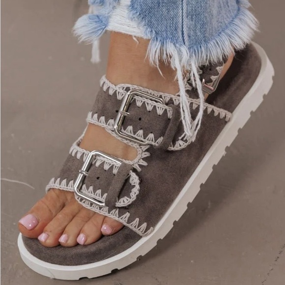 Matisse Shoes - Matisse Beach Boho Choc Koa Charcoal Sandal